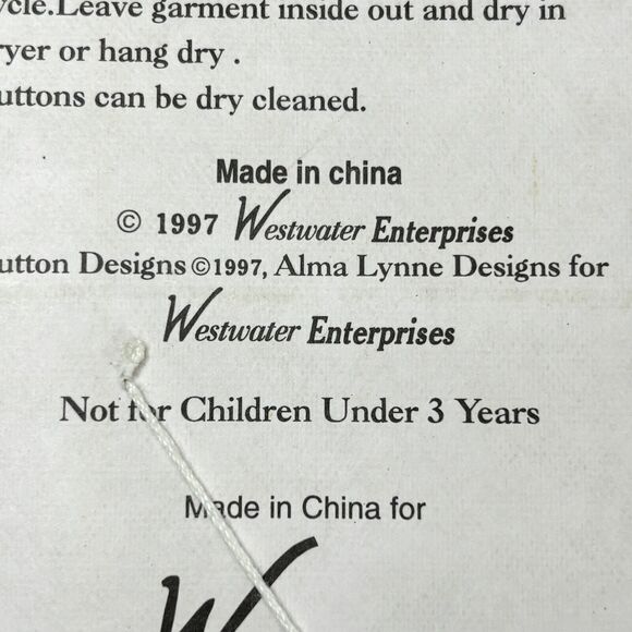 Alma Lynne Ceramic Christmas Buttons Santa Tree 1997 Vintage Lot 2 Primitive - Picture 4 of 5